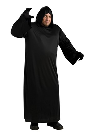 Black Hooded Robe