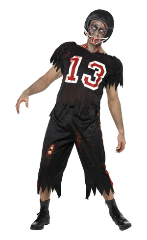 High School Horror Zombie American Footballer Costume
