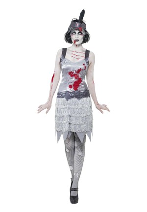 Zombie Flapper Dress Costume.